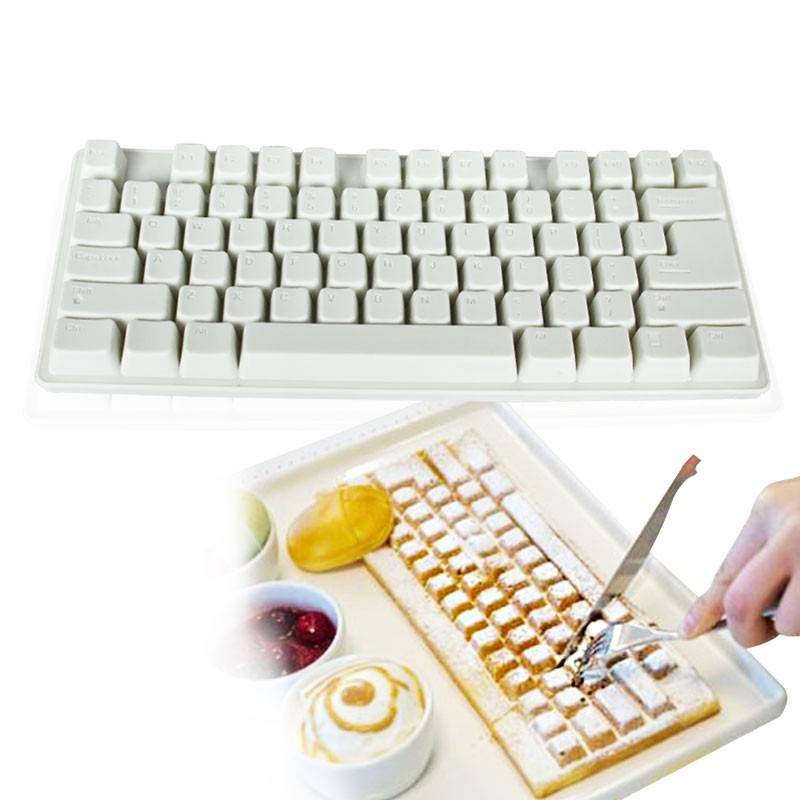 3D Keyboard Silicone Mold – Fun & Creative Baking Tool! - Cloud Eight