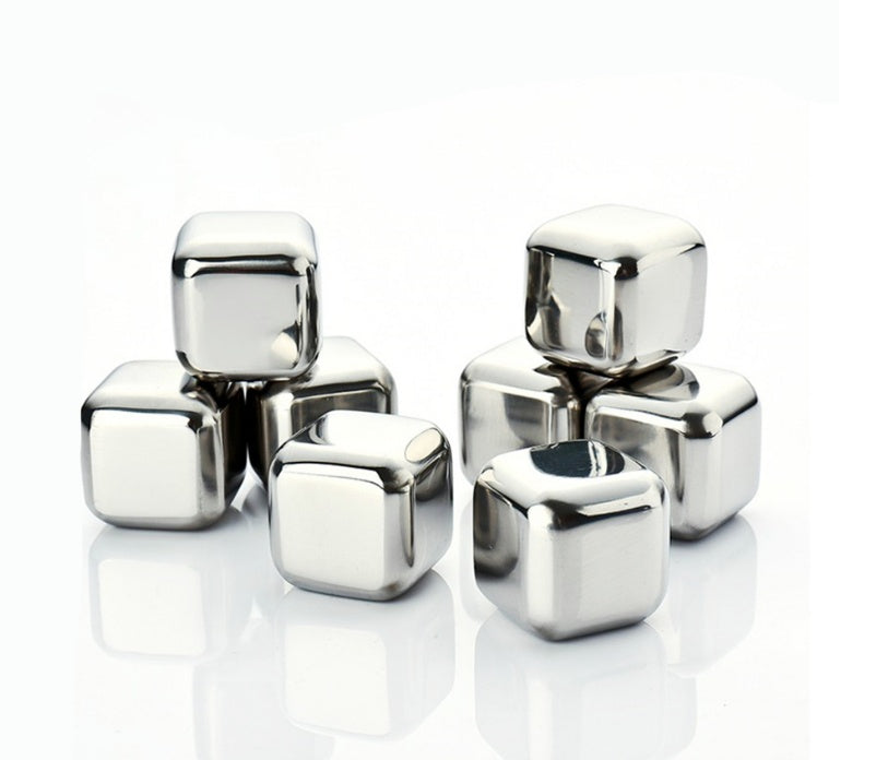 ChillMaster Stainless Steel Whiskey Stones – Perfect for Your Drink! - Cloud Eight
