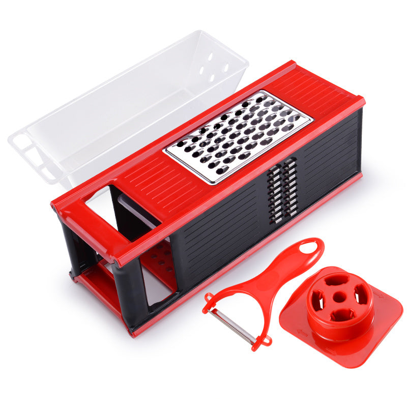 4-in-1 Precision Kitchen Cutter – Slice, Shred & Store! - Cloud Eight