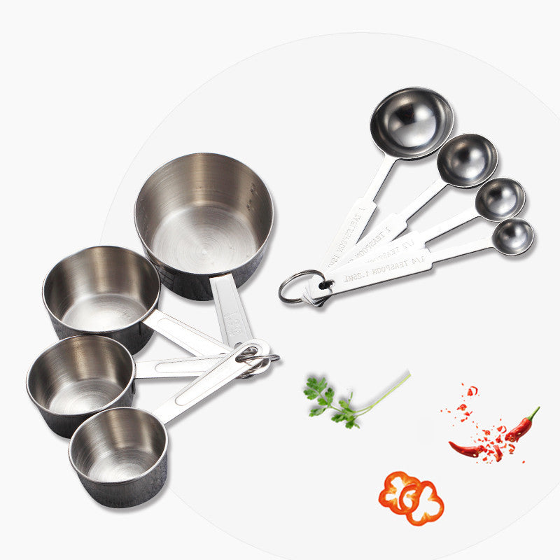 Baking Tools – Stainless Steel Measuring Spoon Set for Precision! - Cloud Eight