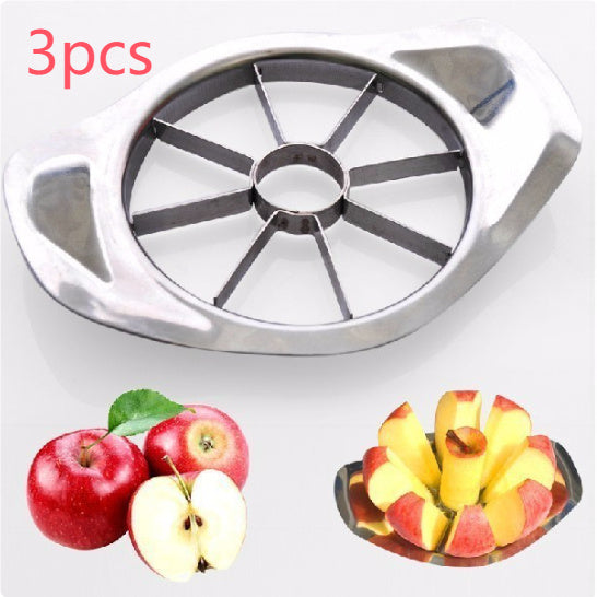 Stainless Steel Easy Cut Slicer – Effortless Fruit & Veggie Cutting! - Cloud Eight
