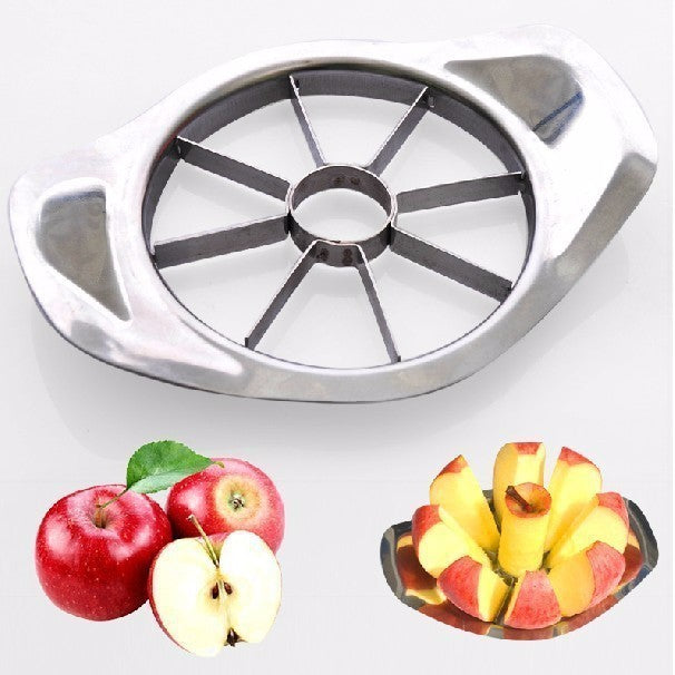 Stainless Steel Easy Cut Slicer – Effortless Fruit & Veggie Cutting! - Cloud Eight