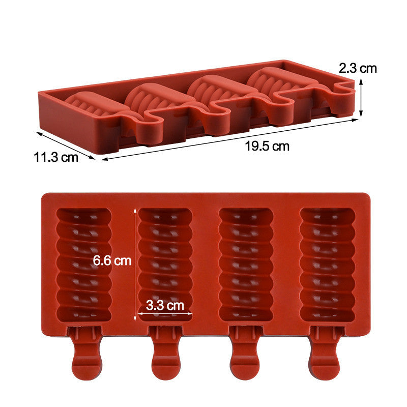 CoolTreats Silicone Popsicle Mold – Create Perfect Ice Cream Sticks - Cloud Eight