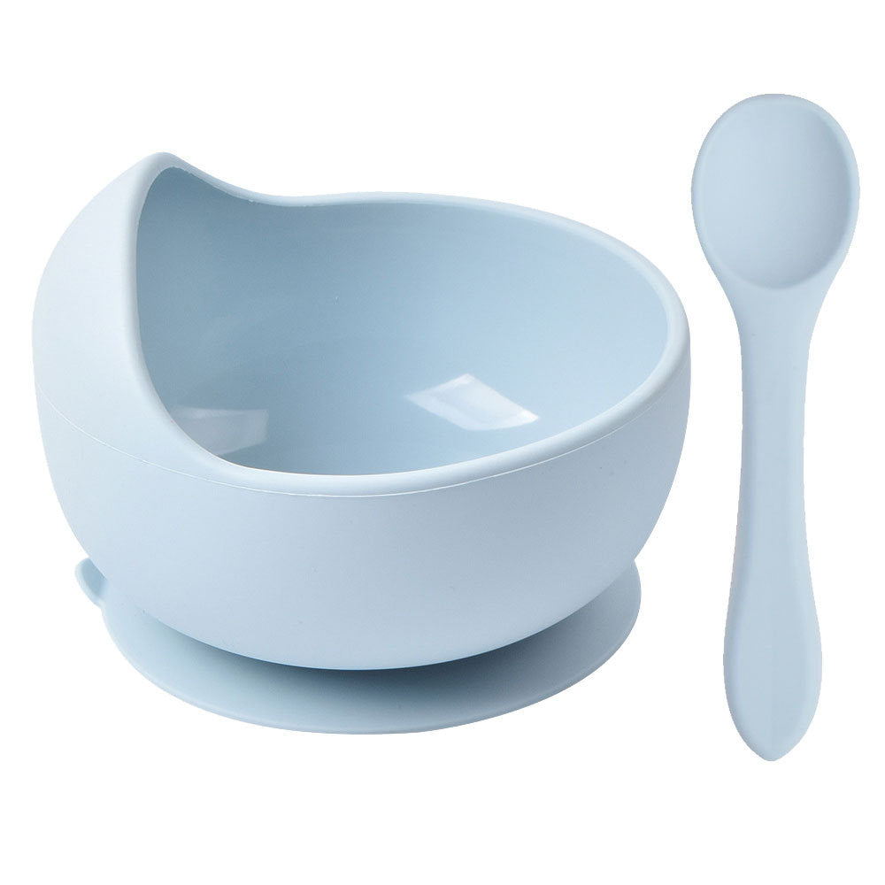 BabyBite Food-Grade Silicone Tableware Set - Cloud Eight