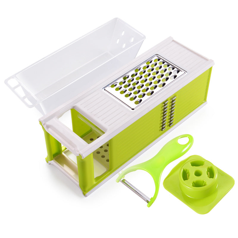 4-in-1 Precision Kitchen Cutter – Slice, Shred & Store! - Cloud Eight