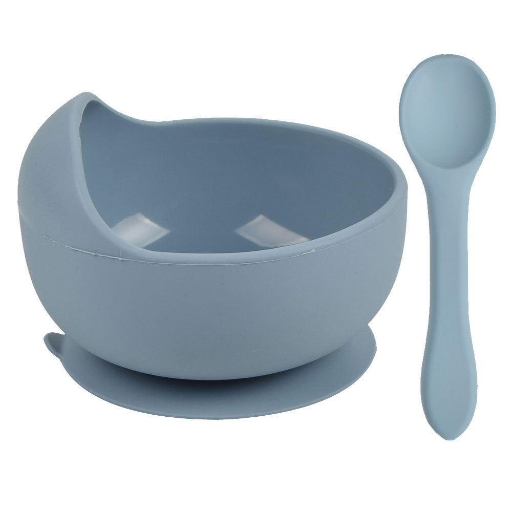 BabyBite Food-Grade Silicone Tableware Set - Cloud Eight