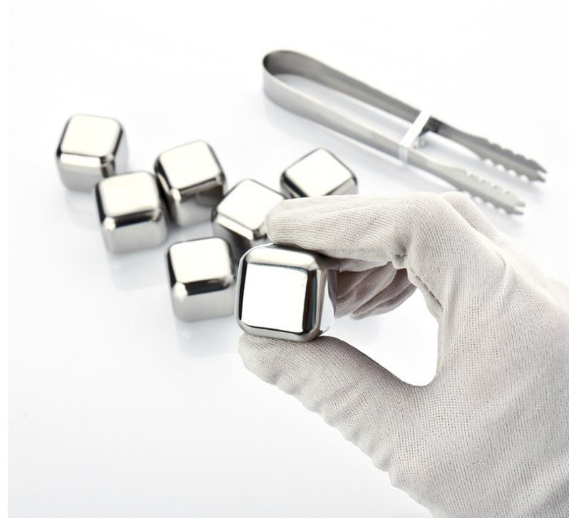 ChillMaster Stainless Steel Whiskey Stones – Perfect for Your Drink! - Cloud Eight
