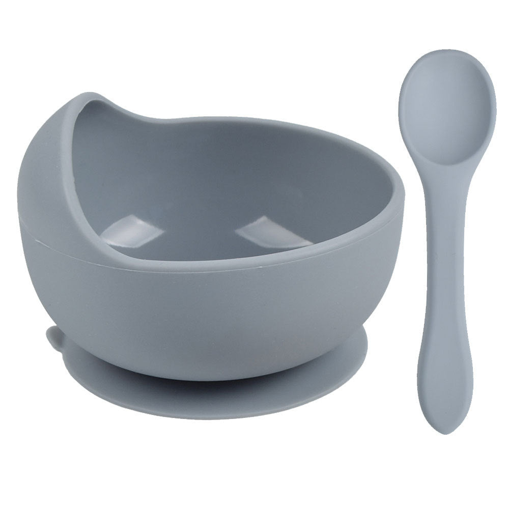 BabyBite Food-Grade Silicone Tableware Set - Cloud Eight