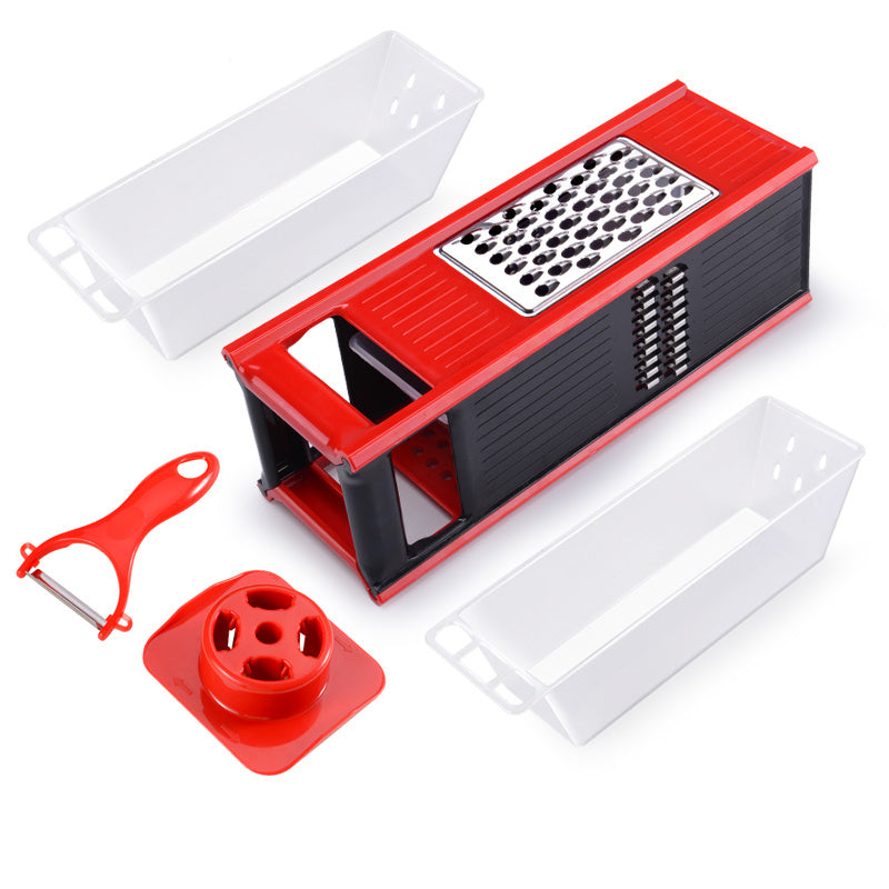 4-in-1 Precision Kitchen Cutter – Slice, Shred & Store! - Cloud Eight