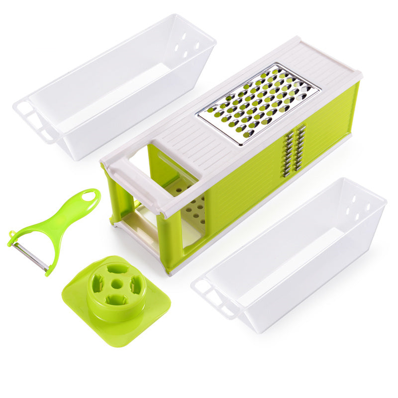 4-in-1 Precision Kitchen Cutter – Slice, Shred & Store! - Cloud Eight