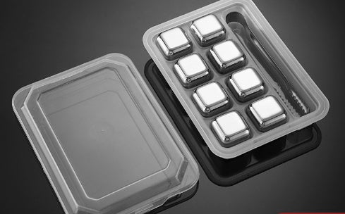 ChillMaster Stainless Steel Whiskey Stones – Perfect for Your Drink! - Cloud Eight
