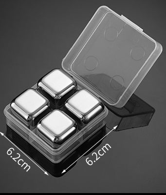 ChillMaster Stainless Steel Whiskey Stones – Perfect for Your Drink! - Cloud Eight