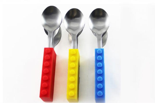 Bricks Fun Travel Cutlery Set – Kids & Adults On-the-Go! - Cloud Eight