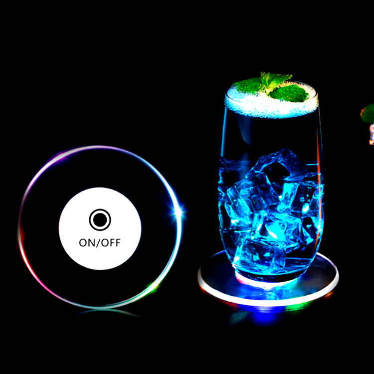 LED Glow Coaster for Stunning Cocktail Displays