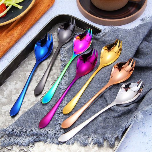ChicBite: Premium 304 Stainless Steel Fork in Stylish Finishes - Cloud Eight