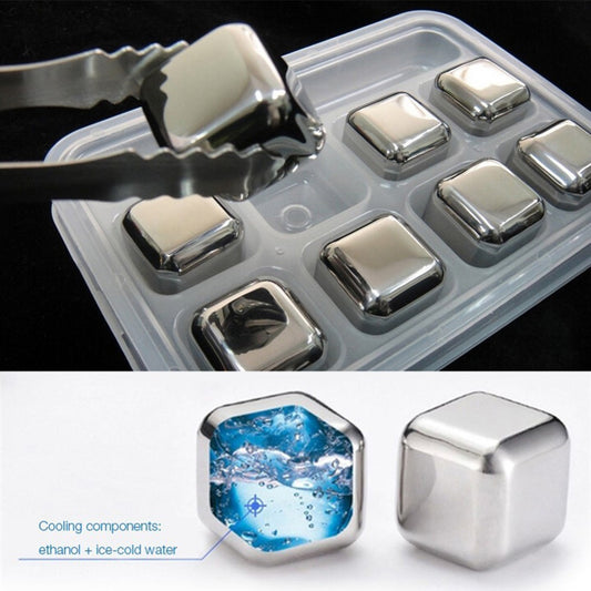 ChillMaster Stainless Steel Whiskey Stones – Perfect for Your Drink! - Cloud Eight
