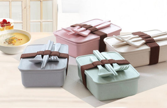 EcoBento Bamboo Fiber Lunch Box