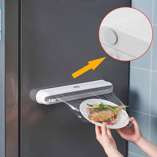 Wrap It Up with a Wall-Mounted Cling Film Cutter