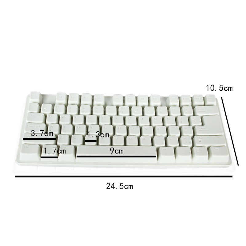 3D Keyboard Silicone Mold – Fun & Creative Baking Tool! - Cloud Eight