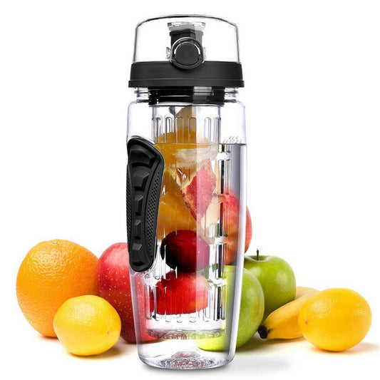 Flavorful Hydration: 1000ml BPA-Free Fruit Infuser Water Bottle